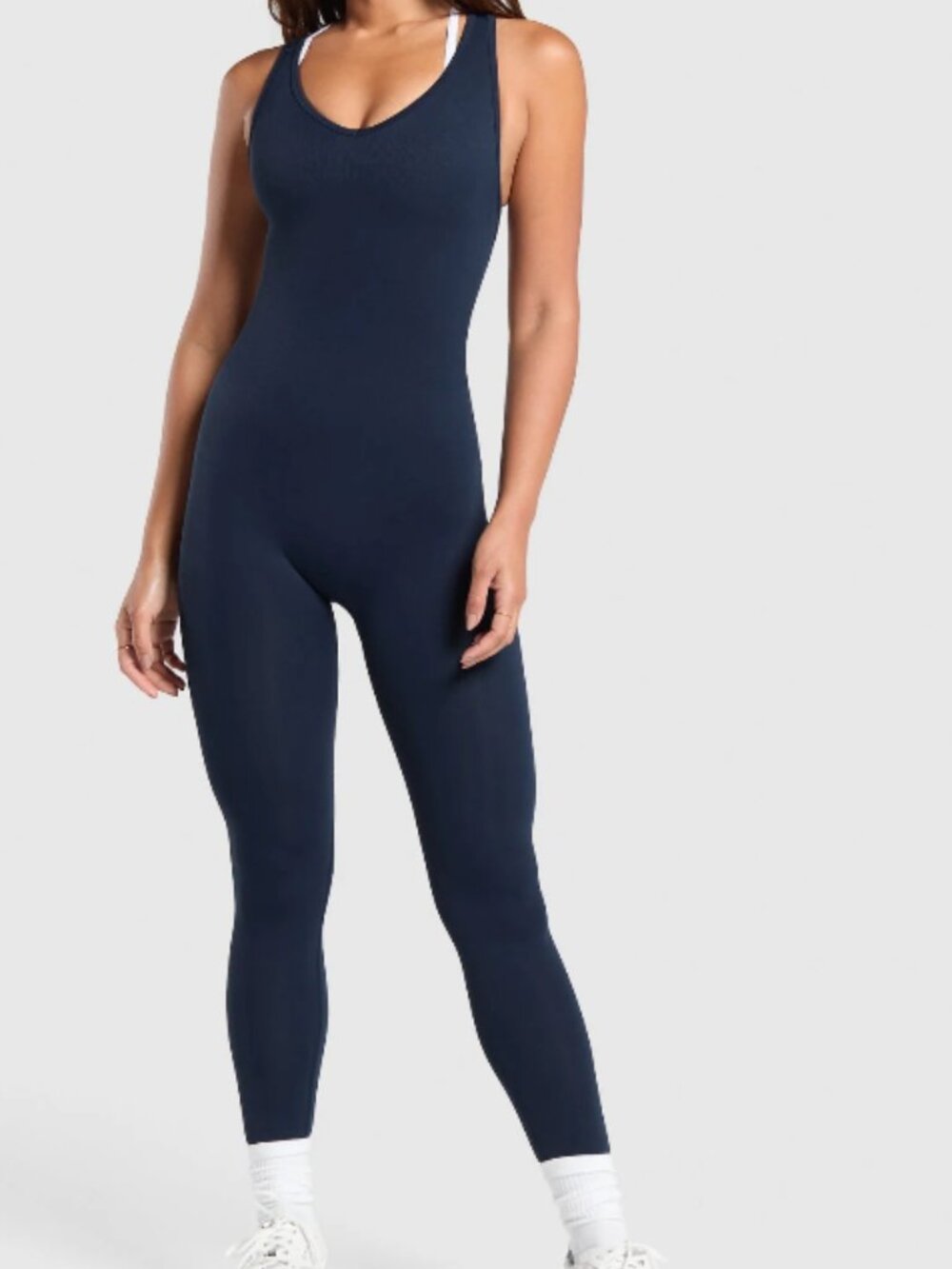 BNWT GYMSHARK Everyday Seamless All in One NAVY SZ SMALL